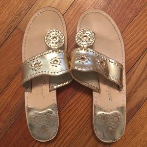 Jack Rogers Flat Sandals, Size 8